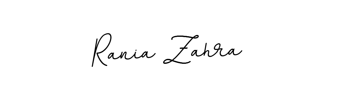 How to make Rania Zahra name signature. Use BallpointsItalic-DORy9 style for creating short signs online. This is the latest handwritten sign. Rania Zahra signature style 11 images and pictures png