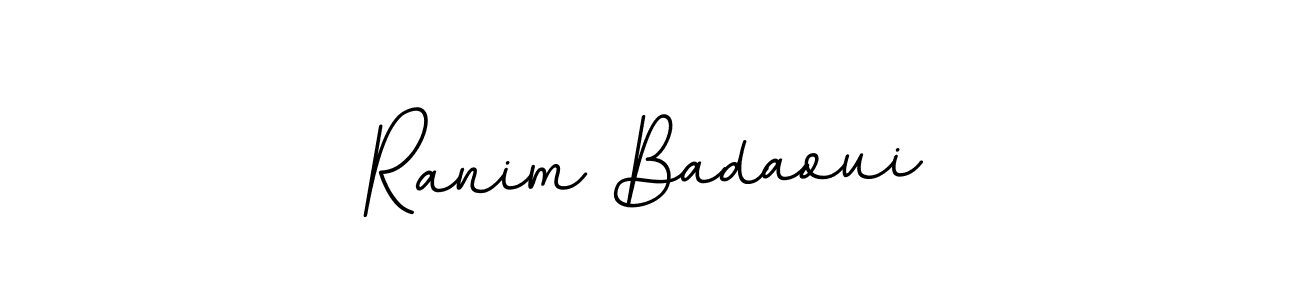 How to make Ranim Badaoui signature? BallpointsItalic-DORy9 is a professional autograph style. Create handwritten signature for Ranim Badaoui name. Ranim Badaoui signature style 11 images and pictures png