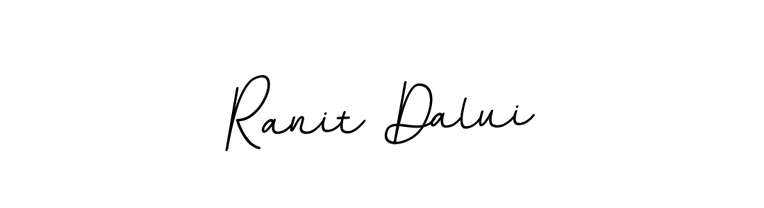 Make a beautiful signature design for name Ranit Dalui. With this signature (BallpointsItalic-DORy9) style, you can create a handwritten signature for free. Ranit Dalui signature style 11 images and pictures png