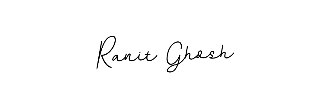 Use a signature maker to create a handwritten signature online. With this signature software, you can design (BallpointsItalic-DORy9) your own signature for name Ranit Ghosh. Ranit Ghosh signature style 11 images and pictures png