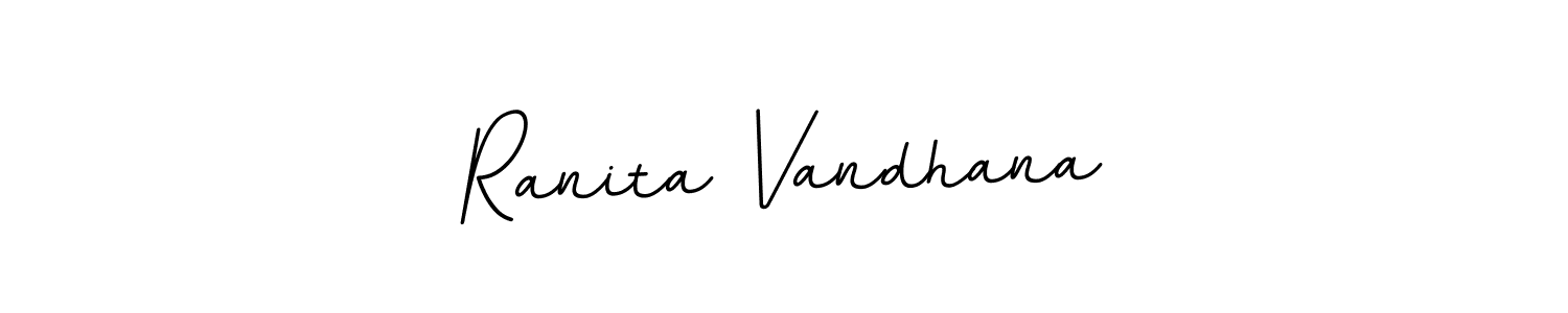 How to make Ranita Vandhana signature? BallpointsItalic-DORy9 is a professional autograph style. Create handwritten signature for Ranita Vandhana name. Ranita Vandhana signature style 11 images and pictures png