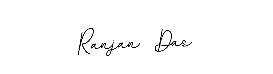 The best way (BallpointsItalic-DORy9) to make a short signature is to pick only two or three words in your name. The name Ranjan  Das include a total of six letters. For converting this name. Ranjan  Das signature style 11 images and pictures png