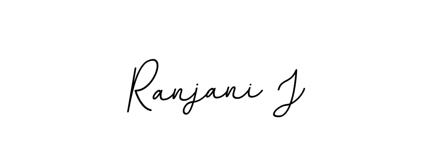 This is the best signature style for the Ranjani J name. Also you like these signature font (BallpointsItalic-DORy9). Mix name signature. Ranjani J signature style 11 images and pictures png