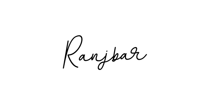 Ranjbar stylish signature style. Best Handwritten Sign (BallpointsItalic-DORy9) for my name. Handwritten Signature Collection Ideas for my name Ranjbar. Ranjbar signature style 11 images and pictures png