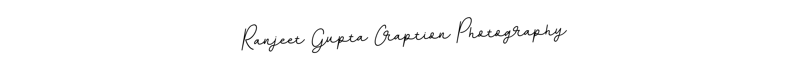 Design your own signature with our free online signature maker. With this signature software, you can create a handwritten (BallpointsItalic-DORy9) signature for name Ranjeet Gupta Craption Photography. Ranjeet Gupta Craption Photography signature style 11 images and pictures png