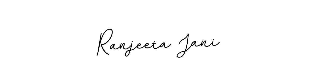 It looks lik you need a new signature style for name Ranjeeta Jani. Design unique handwritten (BallpointsItalic-DORy9) signature with our free signature maker in just a few clicks. Ranjeeta Jani signature style 11 images and pictures png