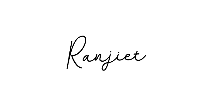 Design your own signature with our free online signature maker. With this signature software, you can create a handwritten (BallpointsItalic-DORy9) signature for name Ranjiet. Ranjiet signature style 11 images and pictures png