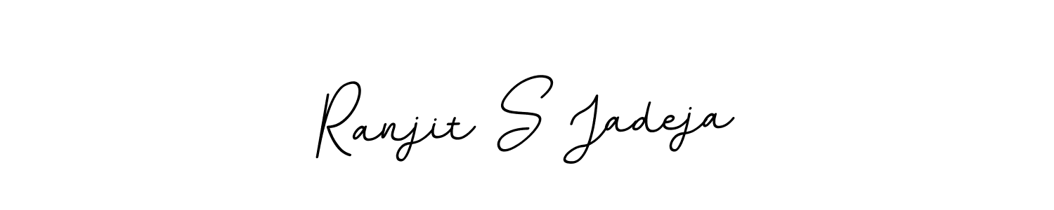 Ranjit S Jadeja stylish signature style. Best Handwritten Sign (BallpointsItalic-DORy9) for my name. Handwritten Signature Collection Ideas for my name Ranjit S Jadeja. Ranjit S Jadeja signature style 11 images and pictures png