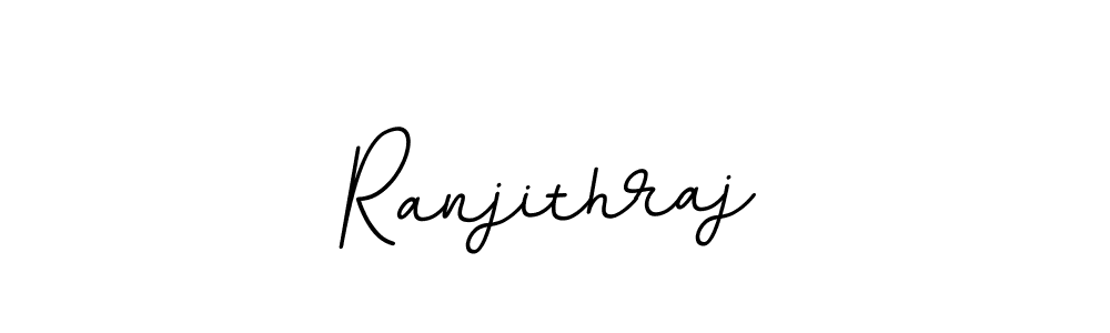 You should practise on your own different ways (BallpointsItalic-DORy9) to write your name (Ranjithraj) in signature. don't let someone else do it for you. Ranjithraj signature style 11 images and pictures png