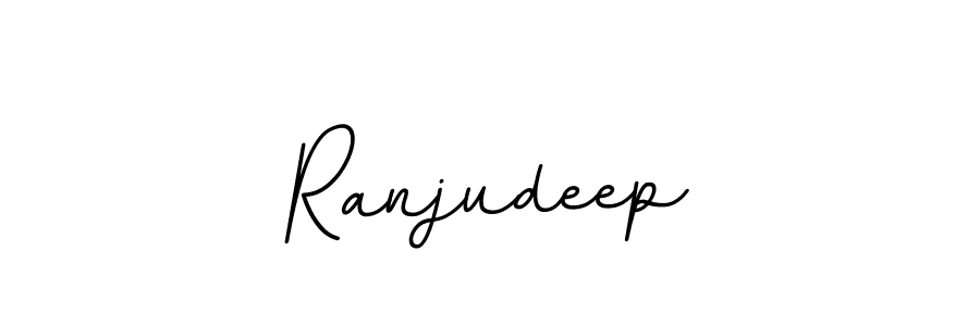 The best way (BallpointsItalic-DORy9) to make a short signature is to pick only two or three words in your name. The name Ranjudeep include a total of six letters. For converting this name. Ranjudeep signature style 11 images and pictures png