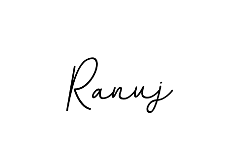 Create a beautiful signature design for name Ranuj. With this signature (BallpointsItalic-DORy9) fonts, you can make a handwritten signature for free. Ranuj signature style 11 images and pictures png