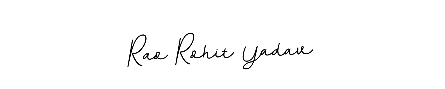 Use a signature maker to create a handwritten signature online. With this signature software, you can design (BallpointsItalic-DORy9) your own signature for name Rao Rohit Yadav. Rao Rohit Yadav signature style 11 images and pictures png