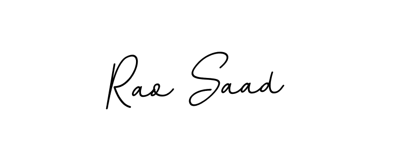 Also You can easily find your signature by using the search form. We will create Rao Saad name handwritten signature images for you free of cost using BallpointsItalic-DORy9 sign style. Rao Saad signature style 11 images and pictures png