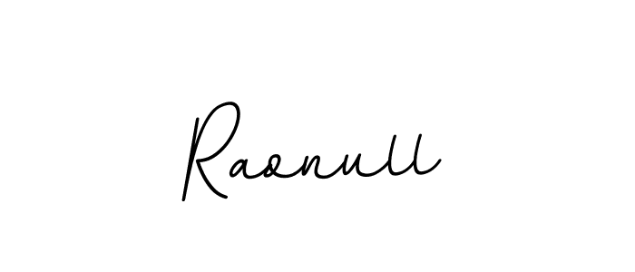 How to make Raonull name signature. Use BallpointsItalic-DORy9 style for creating short signs online. This is the latest handwritten sign. Raonull signature style 11 images and pictures png