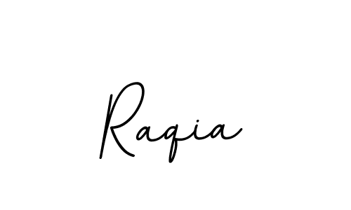 Create a beautiful signature design for name Raqia. With this signature (BallpointsItalic-DORy9) fonts, you can make a handwritten signature for free. Raqia signature style 11 images and pictures png