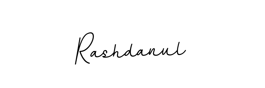 How to make Rashdanul signature? BallpointsItalic-DORy9 is a professional autograph style. Create handwritten signature for Rashdanul name. Rashdanul signature style 11 images and pictures png