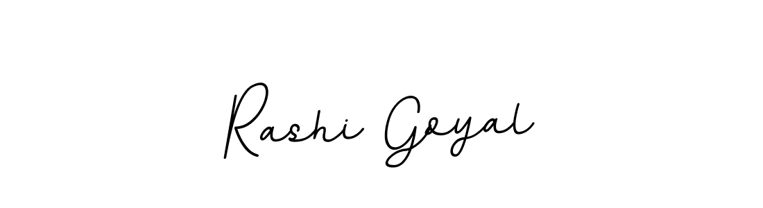 The best way (BallpointsItalic-DORy9) to make a short signature is to pick only two or three words in your name. The name Rashi Goyal include a total of six letters. For converting this name. Rashi Goyal signature style 11 images and pictures png