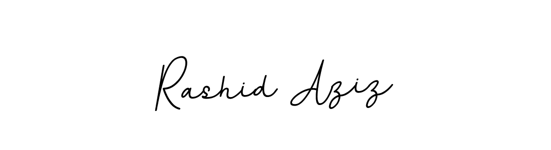 This is the best signature style for the Rashid Aziz name. Also you like these signature font (BallpointsItalic-DORy9). Mix name signature. Rashid Aziz signature style 11 images and pictures png