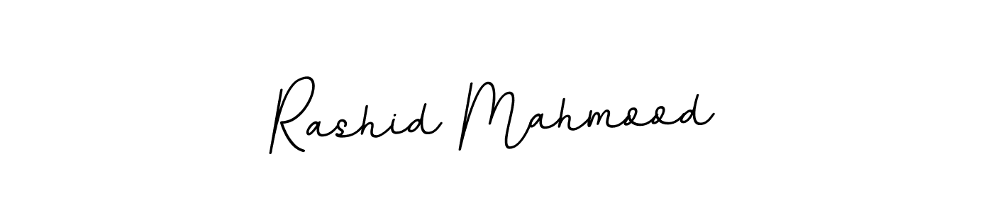 Use a signature maker to create a handwritten signature online. With this signature software, you can design (BallpointsItalic-DORy9) your own signature for name Rashid Mahmood. Rashid Mahmood signature style 11 images and pictures png