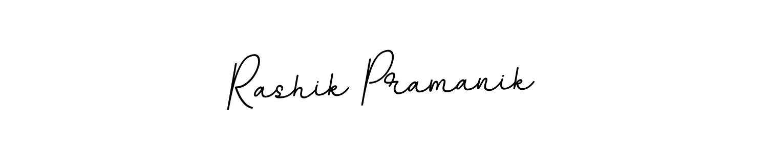 Design your own signature with our free online signature maker. With this signature software, you can create a handwritten (BallpointsItalic-DORy9) signature for name Rashik Pramanik. Rashik Pramanik signature style 11 images and pictures png
