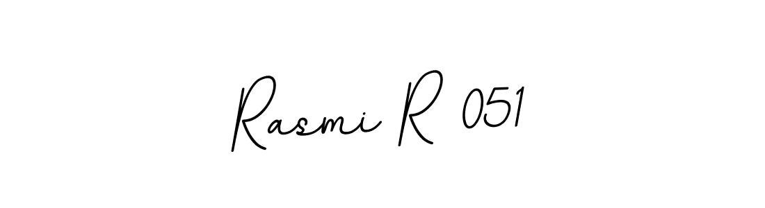 Design your own signature with our free online signature maker. With this signature software, you can create a handwritten (BallpointsItalic-DORy9) signature for name Rasmi R 051. Rasmi R 051 signature style 11 images and pictures png