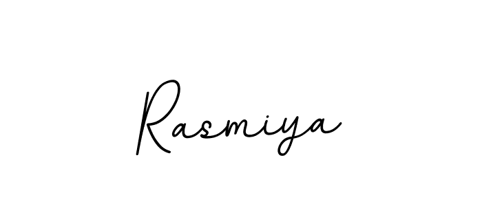 Create a beautiful signature design for name Rasmiya. With this signature (BallpointsItalic-DORy9) fonts, you can make a handwritten signature for free. Rasmiya signature style 11 images and pictures png