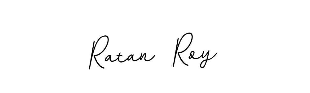 How to make Ratan  Roy name signature. Use BallpointsItalic-DORy9 style for creating short signs online. This is the latest handwritten sign. Ratan  Roy signature style 11 images and pictures png