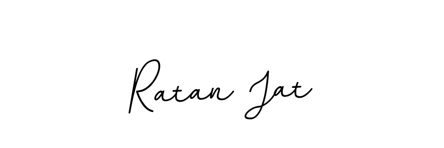 Create a beautiful signature design for name Ratan Jat. With this signature (BallpointsItalic-DORy9) fonts, you can make a handwritten signature for free. Ratan Jat signature style 11 images and pictures png
