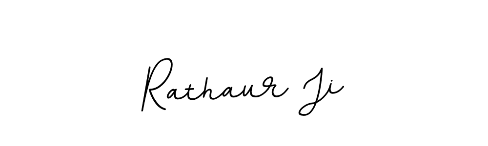 Make a beautiful signature design for name Rathaur Ji. With this signature (BallpointsItalic-DORy9) style, you can create a handwritten signature for free. Rathaur Ji signature style 11 images and pictures png