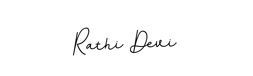 Design your own signature with our free online signature maker. With this signature software, you can create a handwritten (BallpointsItalic-DORy9) signature for name Rathi Devi. Rathi Devi signature style 11 images and pictures png