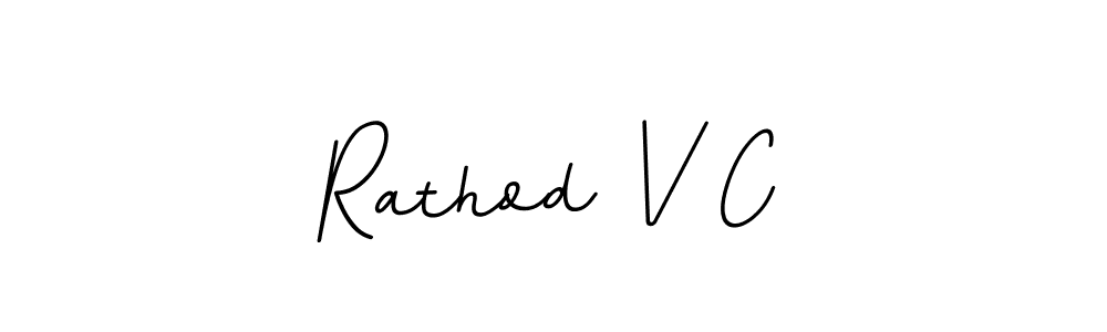 This is the best signature style for the Rathod V C name. Also you like these signature font (BallpointsItalic-DORy9). Mix name signature. Rathod V C signature style 11 images and pictures png