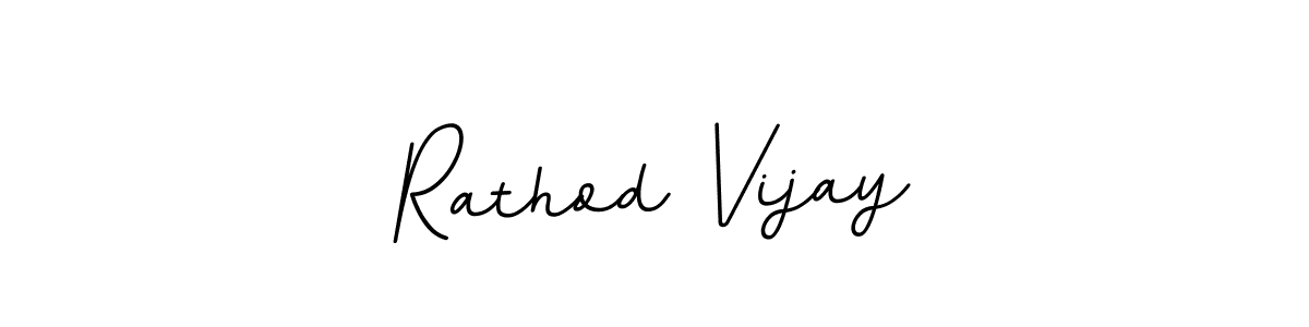 How to make Rathod Vijay name signature. Use BallpointsItalic-DORy9 style for creating short signs online. This is the latest handwritten sign. Rathod Vijay signature style 11 images and pictures png