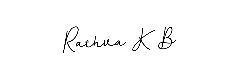 It looks lik you need a new signature style for name Rathva K B. Design unique handwritten (BallpointsItalic-DORy9) signature with our free signature maker in just a few clicks. Rathva K B signature style 11 images and pictures png