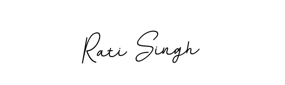 The best way (BallpointsItalic-DORy9) to make a short signature is to pick only two or three words in your name. The name Rati Singh include a total of six letters. For converting this name. Rati Singh signature style 11 images and pictures png