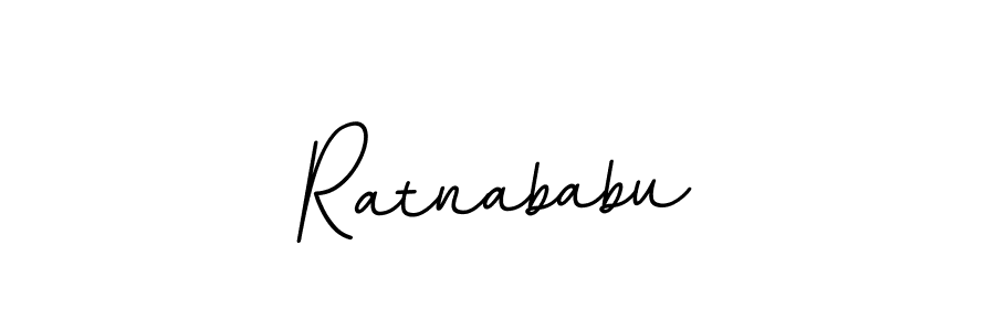 Use a signature maker to create a handwritten signature online. With this signature software, you can design (BallpointsItalic-DORy9) your own signature for name Ratnababu. Ratnababu signature style 11 images and pictures png