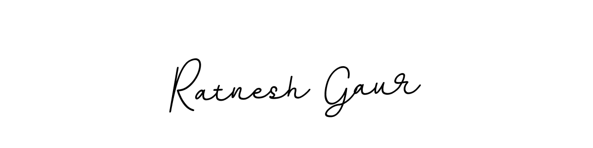 Design your own signature with our free online signature maker. With this signature software, you can create a handwritten (BallpointsItalic-DORy9) signature for name Ratnesh Gaur. Ratnesh Gaur signature style 11 images and pictures png