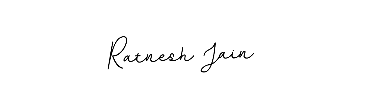 Make a beautiful signature design for name Ratnesh Jain. With this signature (BallpointsItalic-DORy9) style, you can create a handwritten signature for free. Ratnesh Jain signature style 11 images and pictures png