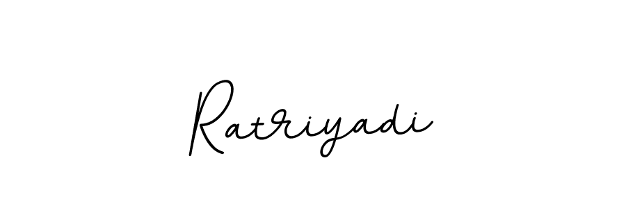 How to make Ratriyadi name signature. Use BallpointsItalic-DORy9 style for creating short signs online. This is the latest handwritten sign. Ratriyadi signature style 11 images and pictures png