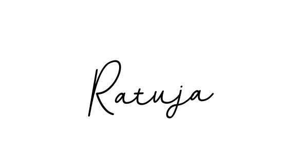 You should practise on your own different ways (BallpointsItalic-DORy9) to write your name (Ratuja) in signature. don't let someone else do it for you. Ratuja signature style 11 images and pictures png