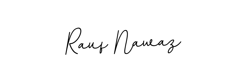 Use a signature maker to create a handwritten signature online. With this signature software, you can design (BallpointsItalic-DORy9) your own signature for name Rauf Nawaz. Rauf Nawaz signature style 11 images and pictures png