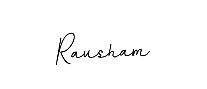 Rausham stylish signature style. Best Handwritten Sign (BallpointsItalic-DORy9) for my name. Handwritten Signature Collection Ideas for my name Rausham. Rausham signature style 11 images and pictures png