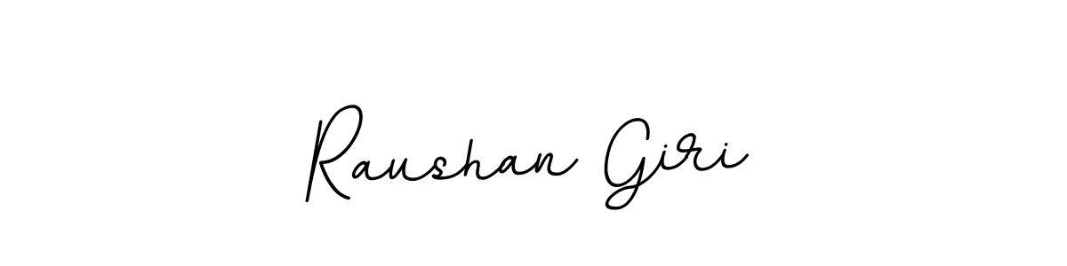 Design your own signature with our free online signature maker. With this signature software, you can create a handwritten (BallpointsItalic-DORy9) signature for name Raushan Giri. Raushan Giri signature style 11 images and pictures png