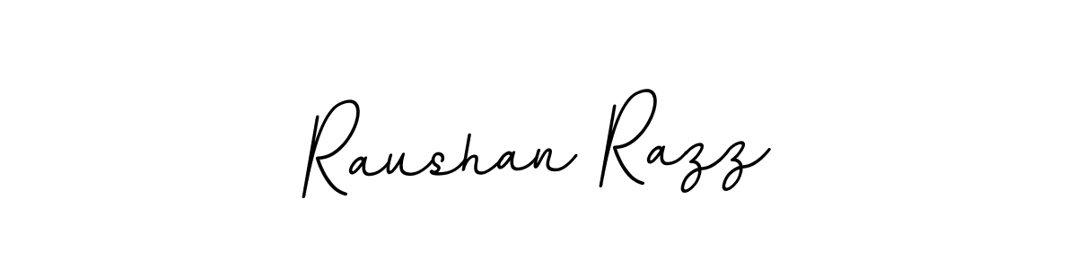 It looks lik you need a new signature style for name Raushan Razz. Design unique handwritten (BallpointsItalic-DORy9) signature with our free signature maker in just a few clicks. Raushan Razz signature style 11 images and pictures png