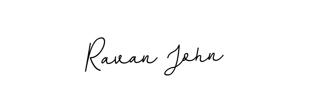 if you are searching for the best signature style for your name Ravan John. so please give up your signature search. here we have designed multiple signature styles  using BallpointsItalic-DORy9. Ravan John signature style 11 images and pictures png