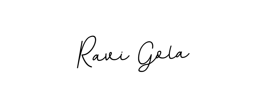 Ravi Gola stylish signature style. Best Handwritten Sign (BallpointsItalic-DORy9) for my name. Handwritten Signature Collection Ideas for my name Ravi Gola. Ravi Gola signature style 11 images and pictures png