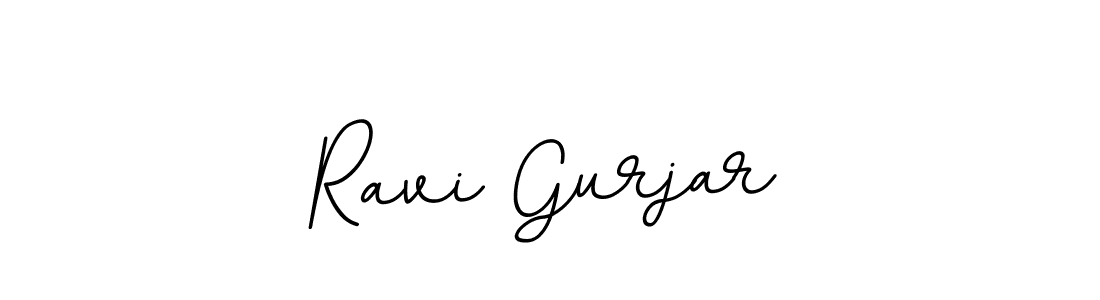 Make a beautiful signature design for name Ravi Gurjar. With this signature (BallpointsItalic-DORy9) style, you can create a handwritten signature for free. Ravi Gurjar signature style 11 images and pictures png