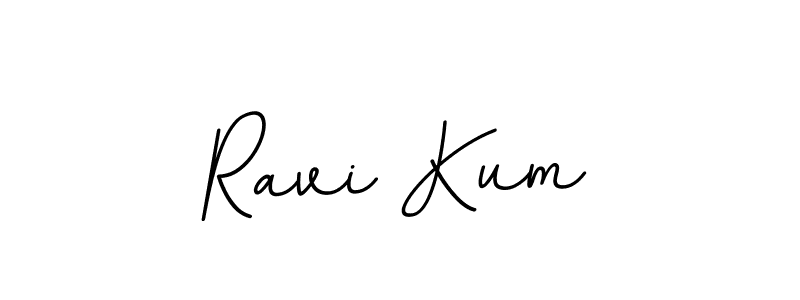 Create a beautiful signature design for name Ravi Kum. With this signature (BallpointsItalic-DORy9) fonts, you can make a handwritten signature for free. Ravi Kum signature style 11 images and pictures png