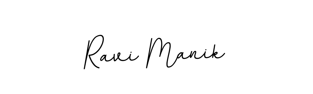 Ravi Manik stylish signature style. Best Handwritten Sign (BallpointsItalic-DORy9) for my name. Handwritten Signature Collection Ideas for my name Ravi Manik. Ravi Manik signature style 11 images and pictures png