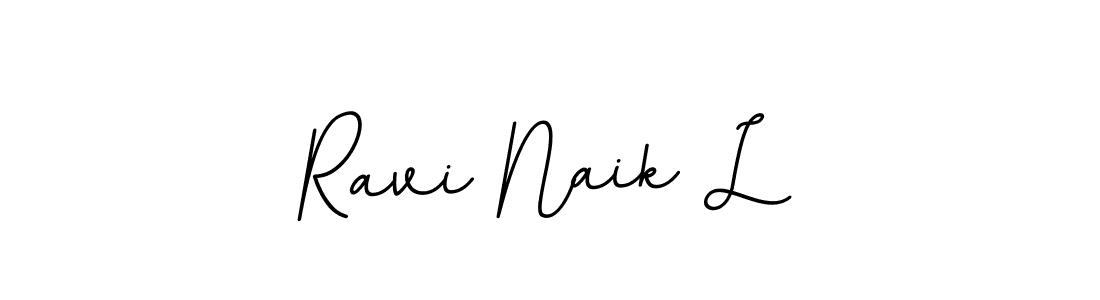 Design your own signature with our free online signature maker. With this signature software, you can create a handwritten (BallpointsItalic-DORy9) signature for name Ravi Naik L. Ravi Naik L signature style 11 images and pictures png