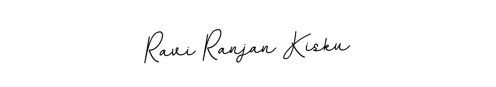 Use a signature maker to create a handwritten signature online. With this signature software, you can design (BallpointsItalic-DORy9) your own signature for name Ravi Ranjan Kisku. Ravi Ranjan Kisku signature style 11 images and pictures png